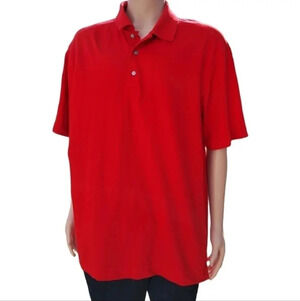 Cutter & Buck Red Mens Shirt CB Dry Tec Luxe XXL